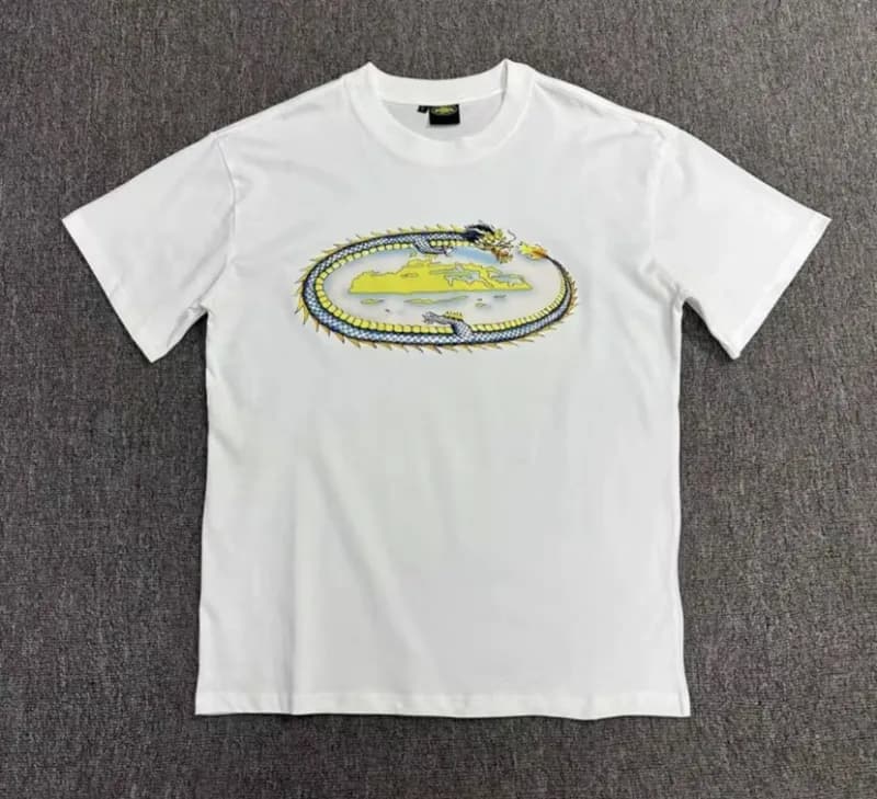 Graphic Tee Corteiz Script — 白色 棉t14#