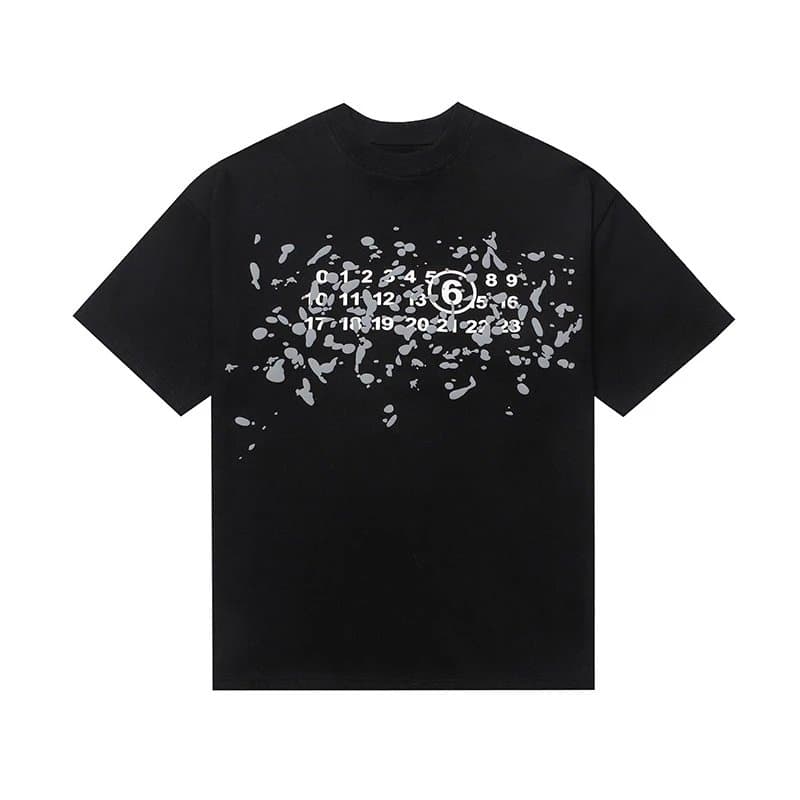 Maison Margiela Numbered Tee Numbers Print — 611黑
