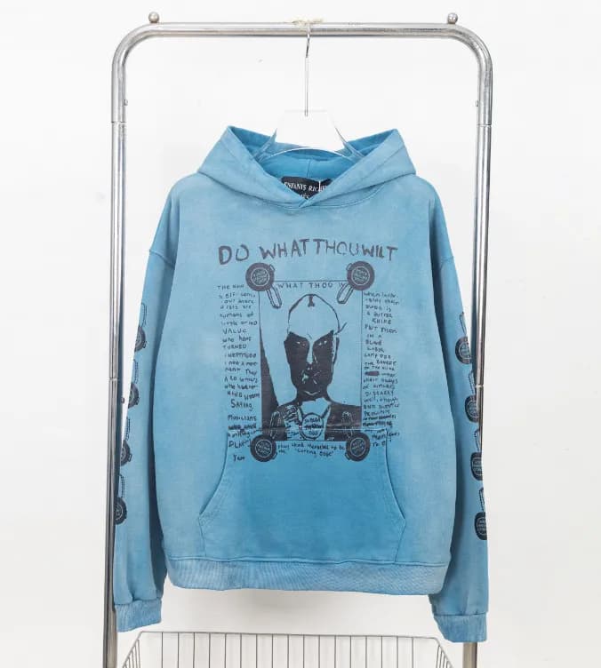 Pleasures Zip-Up Hoodie Revo Silver Graphic — Er820 hoodie