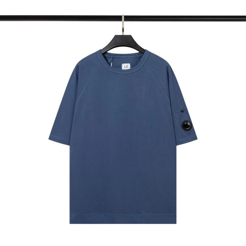 C.P. Company Crewneck Sweatshirt Goggle Patch — 283# 宝蓝