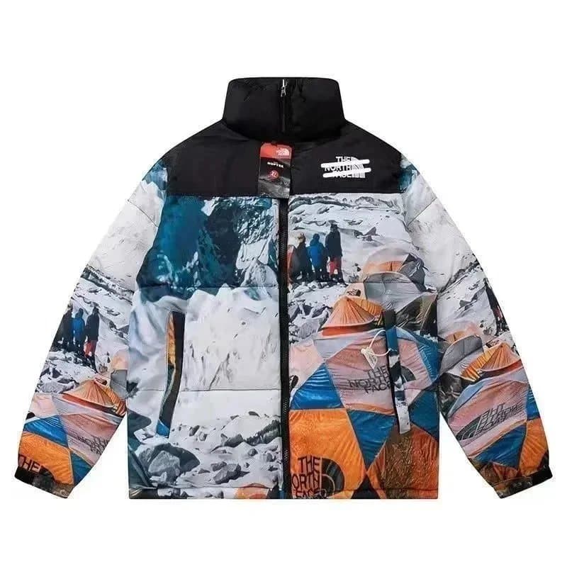 The North Face Nuptse Jacket Gradient Black to White — 28