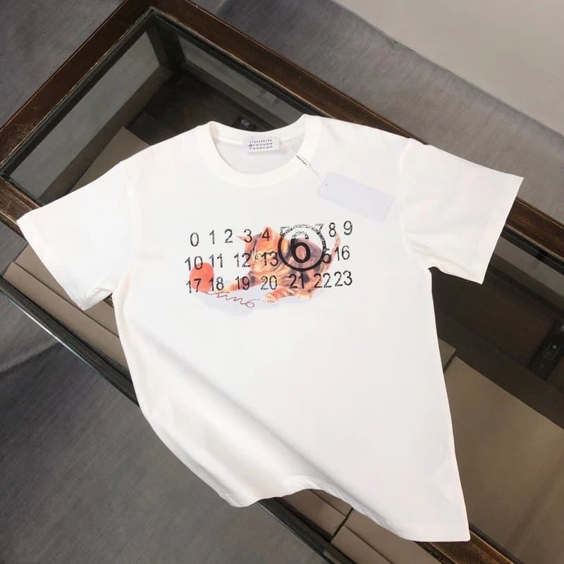 Maison Margiela T-Shirt Numbers Print