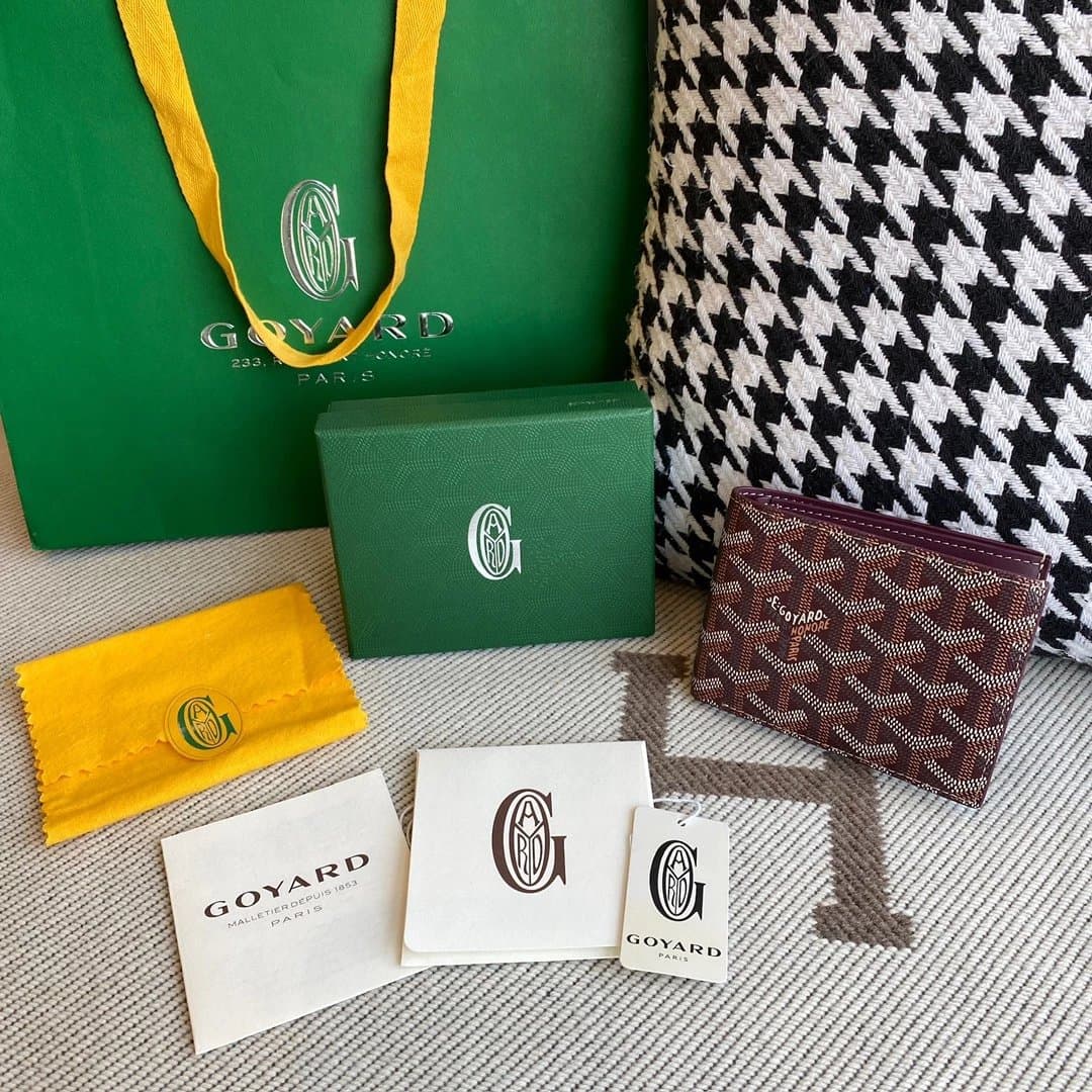 Goyard Bifold Wallet Saint Louis Pattern