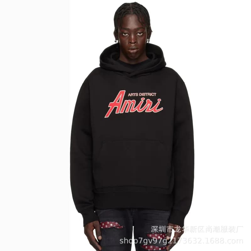 Amiri Hooded Sweatshirt Arts District Logo