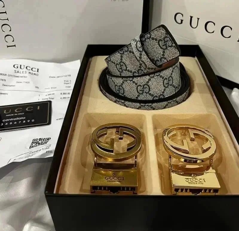 Fendi FF Logo Belt Brown Beige Monogram — G*ci 5