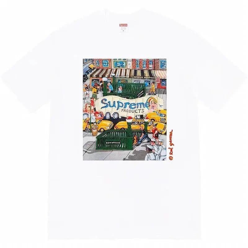 Supreme Box Logo Tee White Script — 23