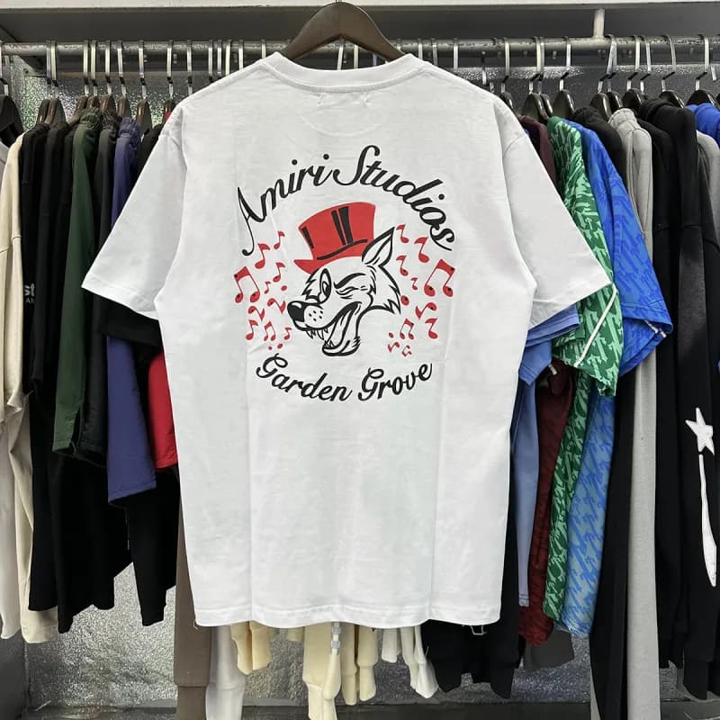 Amiri Graphic Tee Signature Script — 930 white