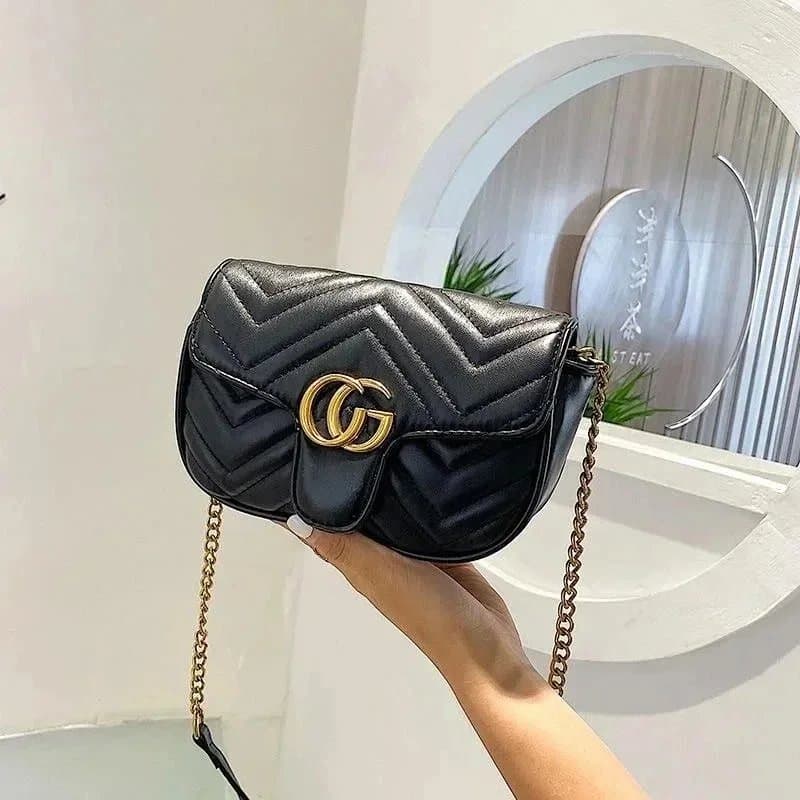 Gucci GG Marmont Mini Matelassé Chain Shoulder Bag — 40