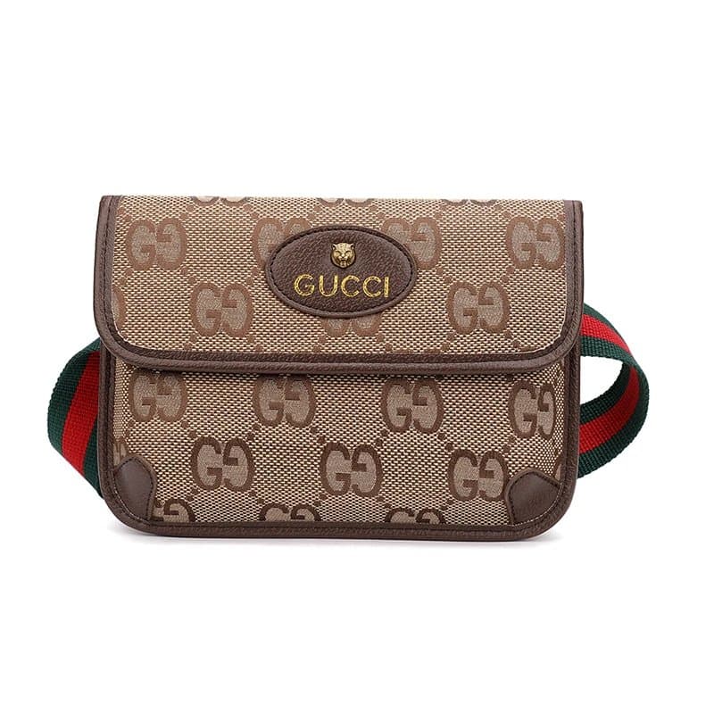 Gucci Web Belt Bag GG Supreme Canvas