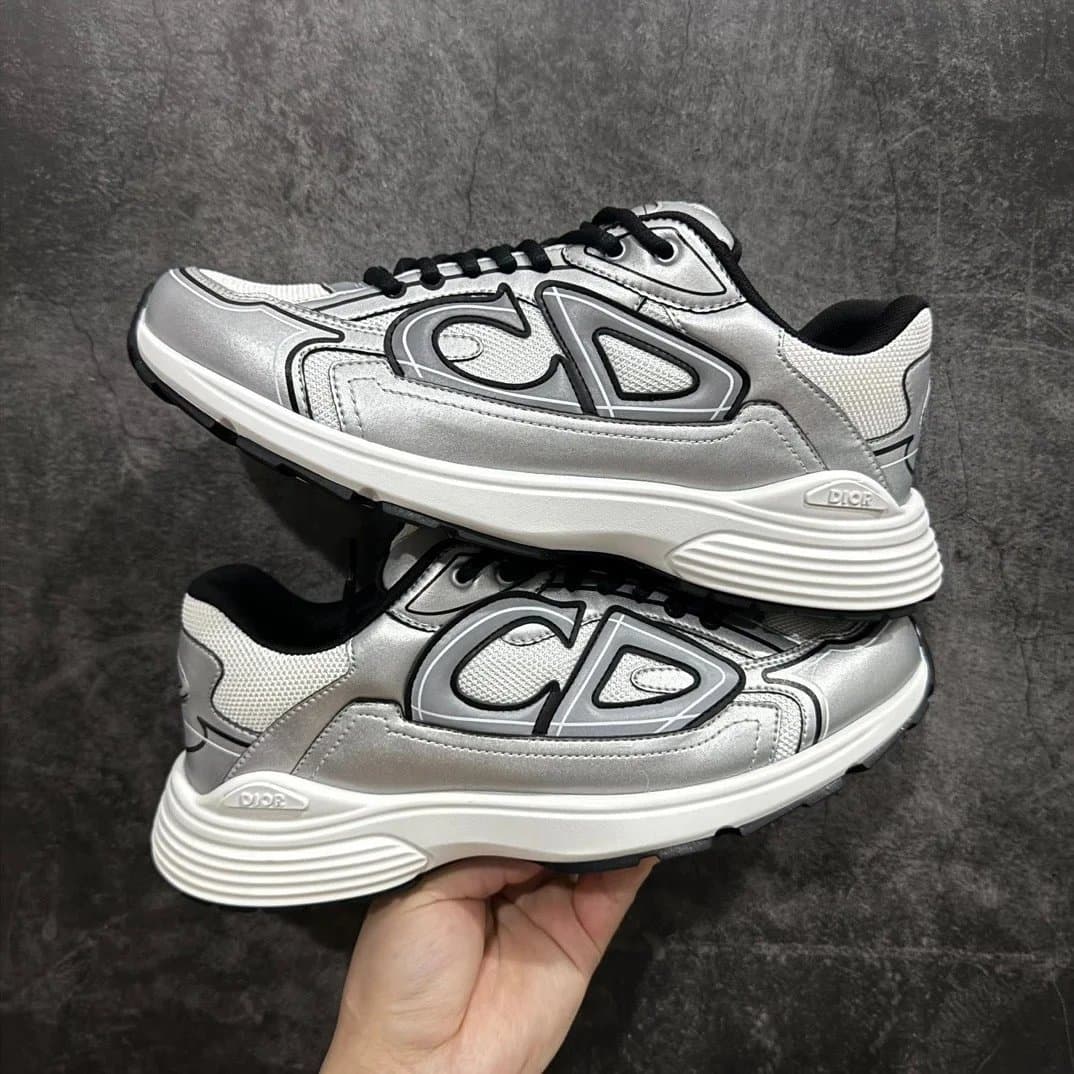 Dior B22 Sneaker Metallic Silver