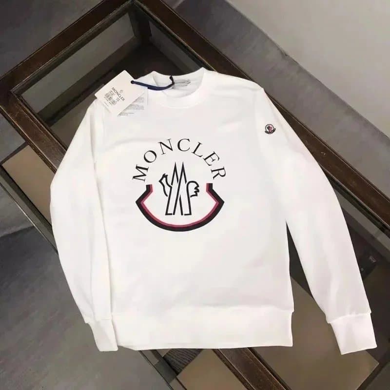 Moncler Crewneck Sweatshirt Logo Print