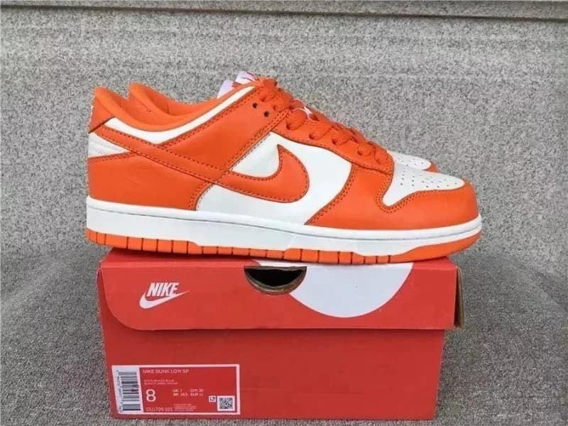 Nike Dunk Low Orange and White