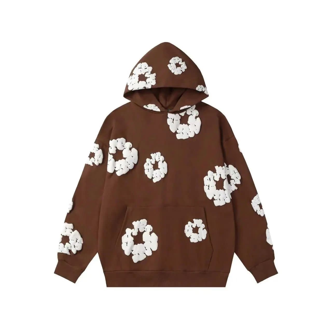 Balenciaga Hoodie 3D Flower Appliqué