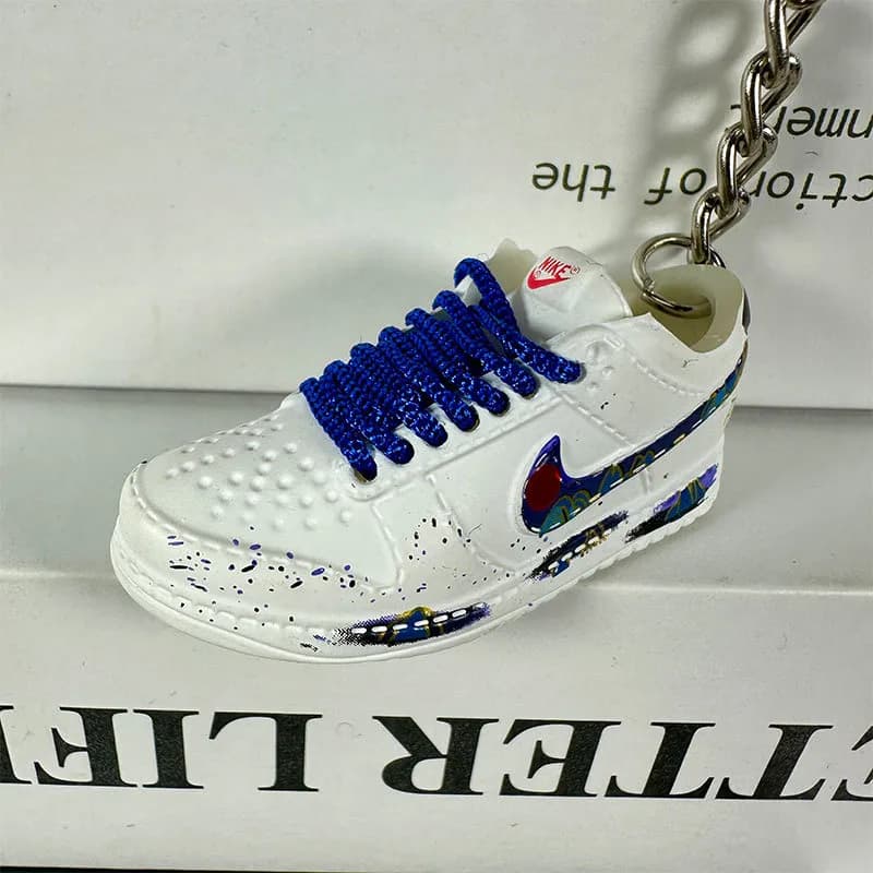 Cactus Plant Flea Market Sneaker Keychain Blue Lightning — 51. national comics