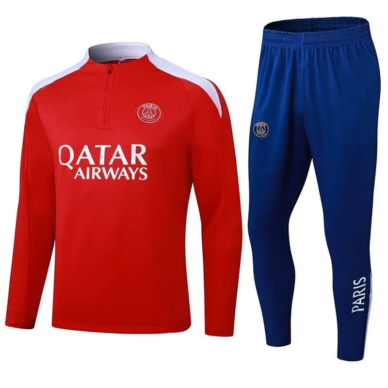 Training Tracksuit Qatar Airways — 2526巴黎红色0