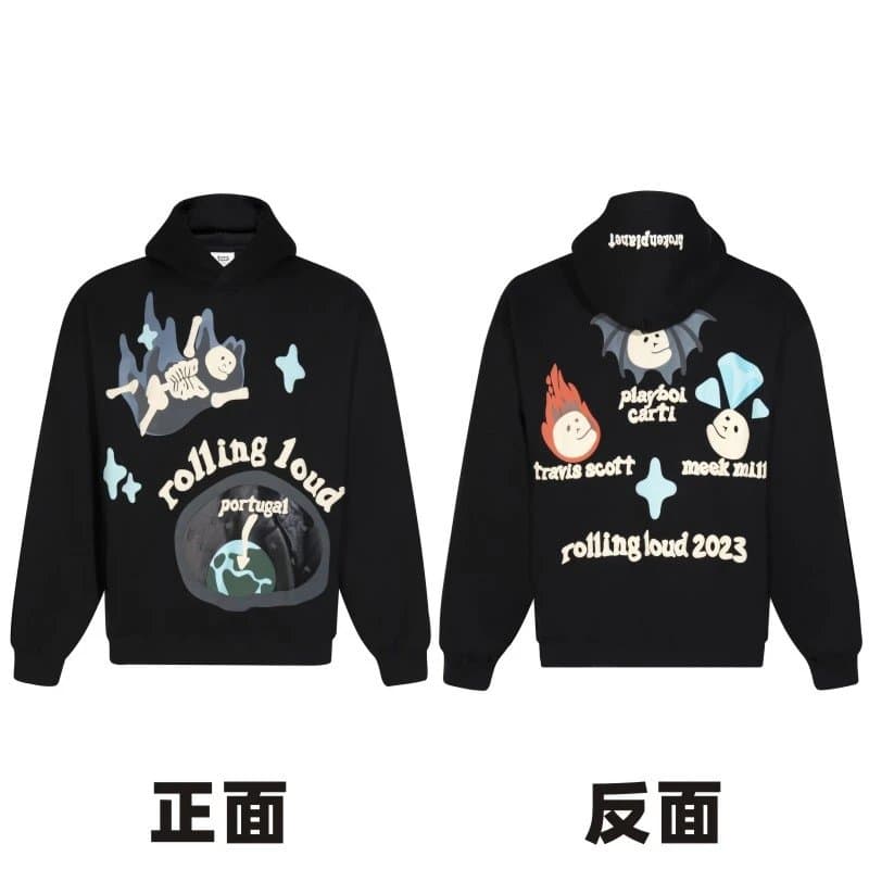 Broken Planet × Travis Scott Hoodie Rolling Loud 2023