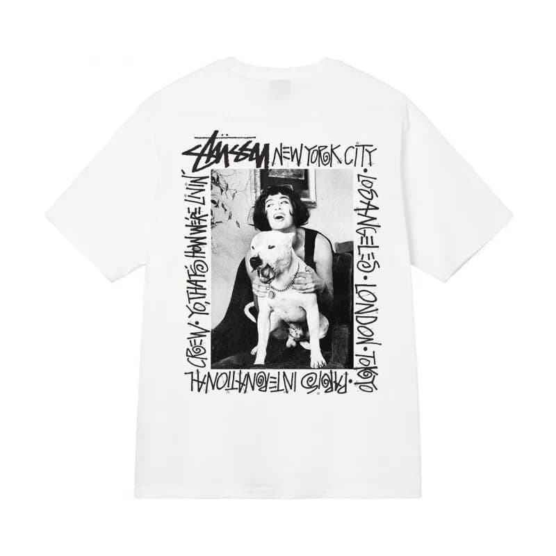 Stüssy Graphic T-Shirt Photo International Print