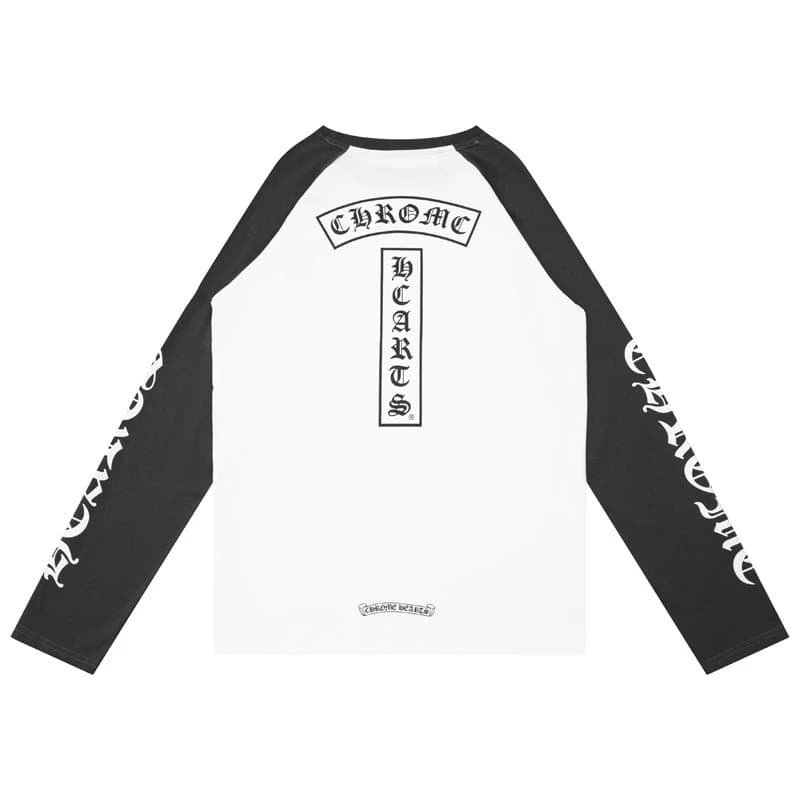Chrome Hearts Long Sleeve Tee Spiderweb Graphic — K9003灰