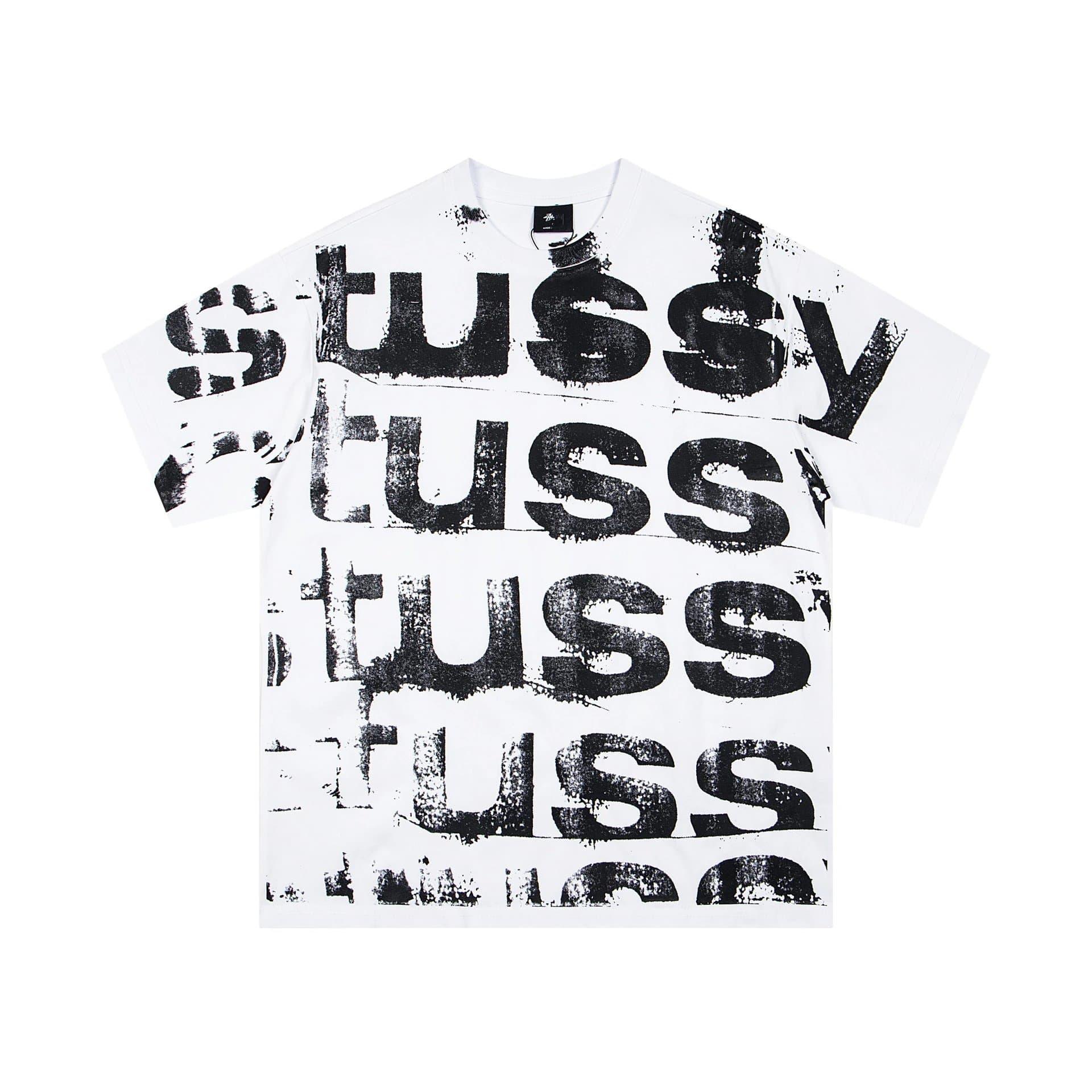 Stüssy Graphic Tee 100% Cotton Print — 6941#白色