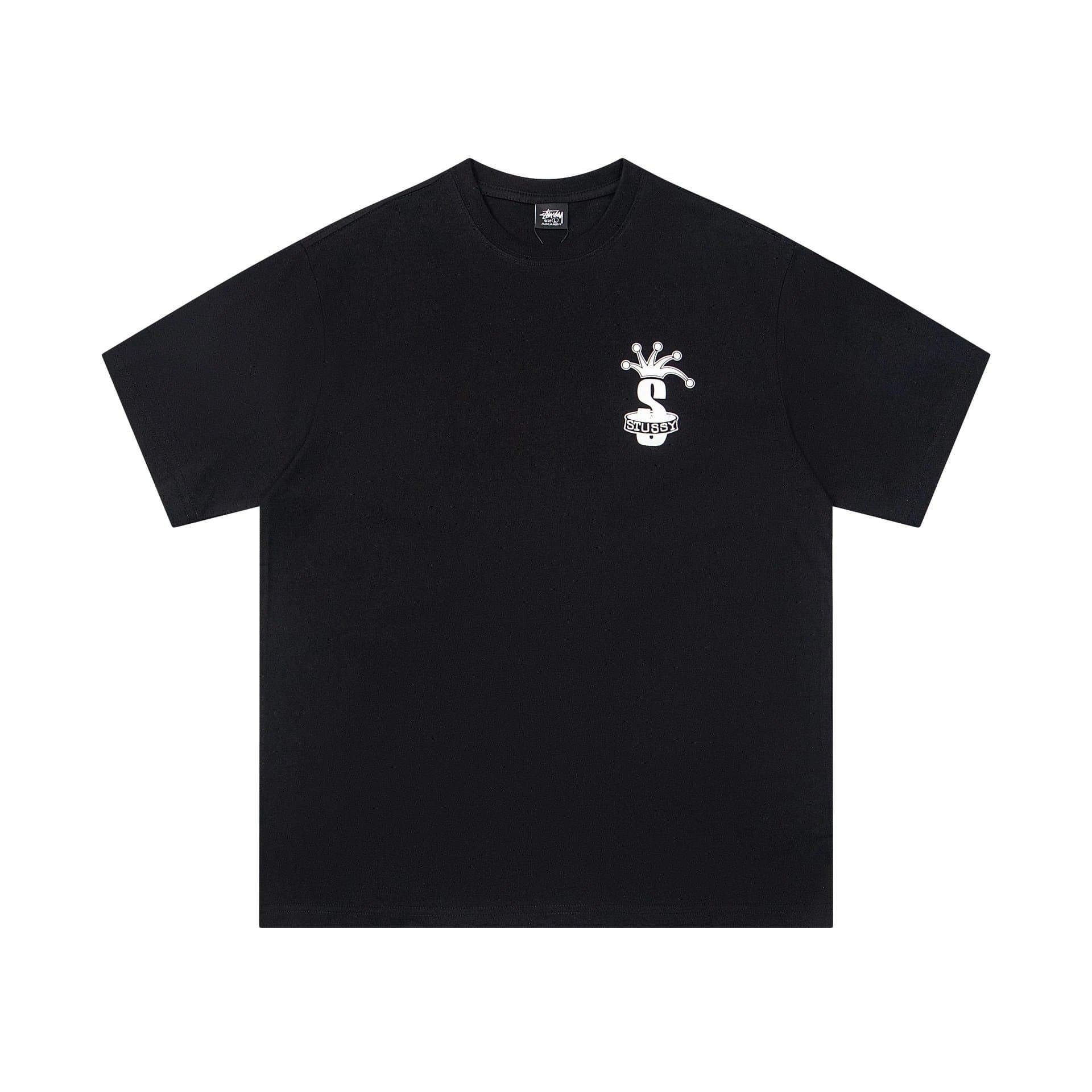 Stüssy Graphic Tee 100% Cotton Print — 6938#黑色
