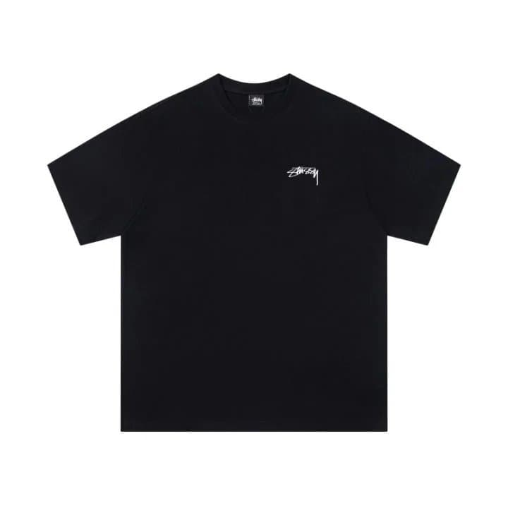 Stüssy Graphic Tee 100% Cotton Print — 6944#黑色