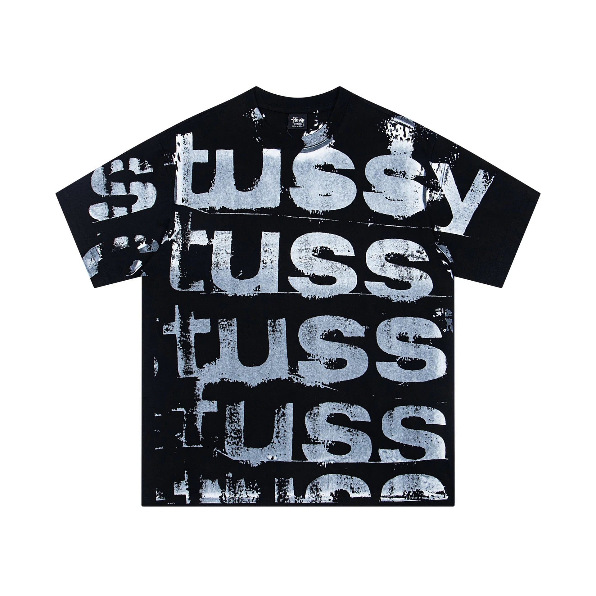 Stüssy Graphic Tee 100% Cotton Print — 6941#黑色