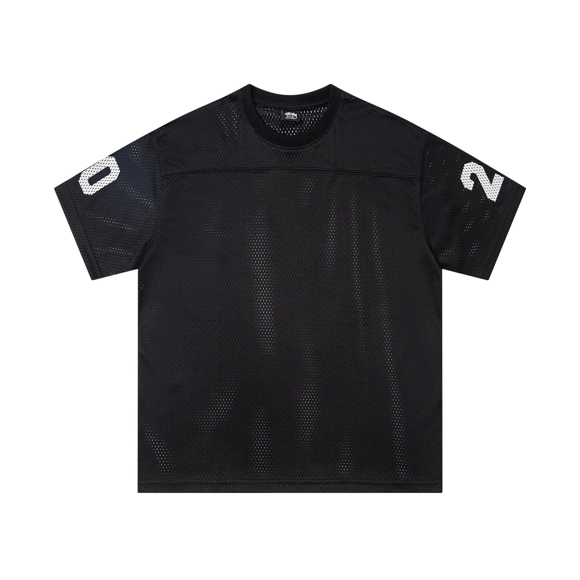 Stüssy Graphic Tee 100% Cotton Print — 6966#黑色