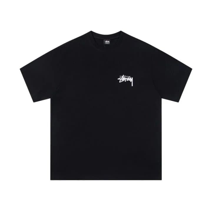 Stüssy Graphic Tee 100% Cotton Print — 6947#黑色