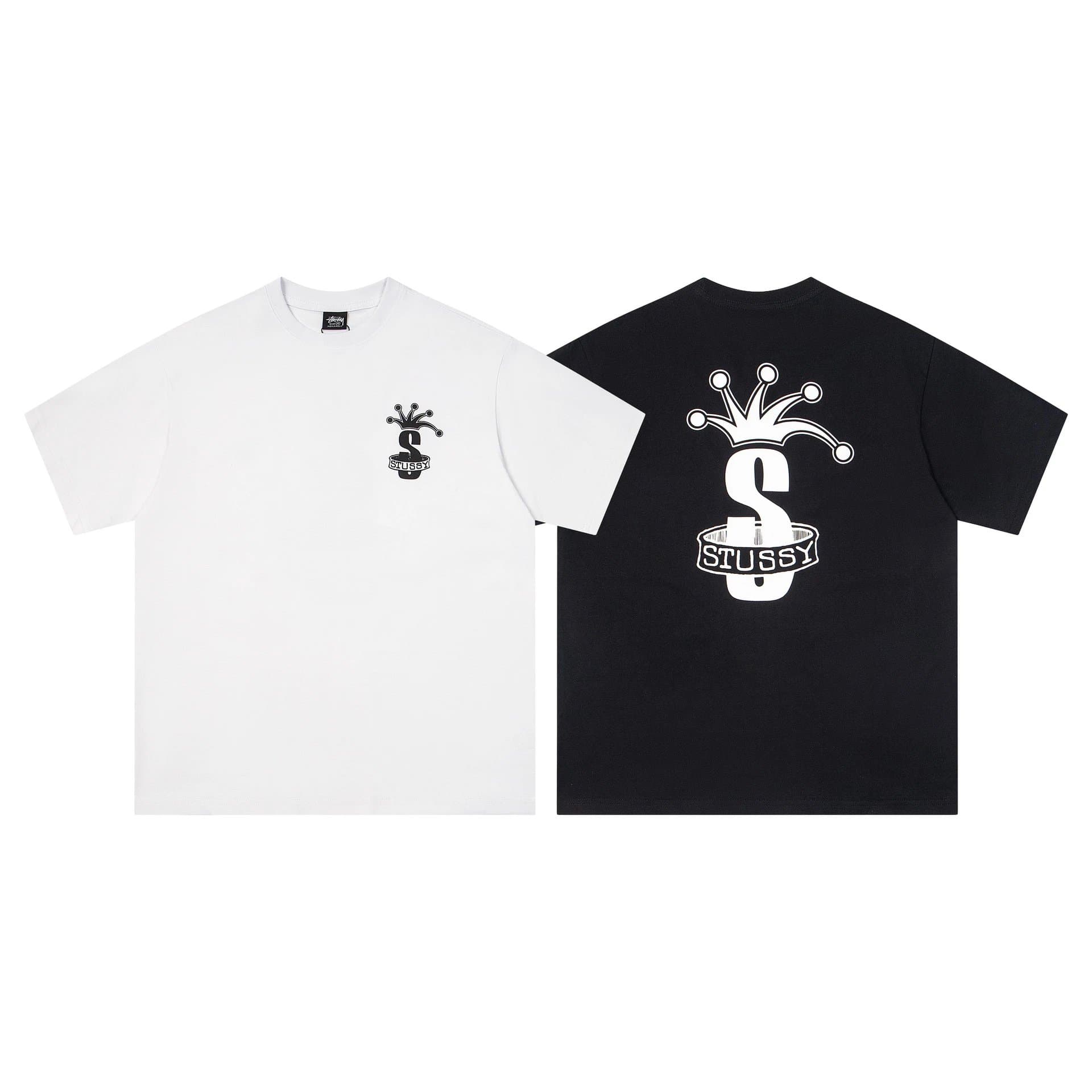Stüssy Graphic Tee 100% Cotton Print — 6938#白色