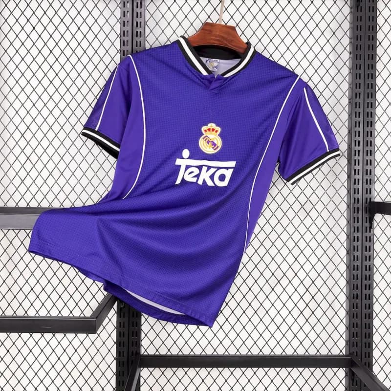 Adidas Real Madrid Away Jersey Siemens Sponsor — 97-98皇马客场