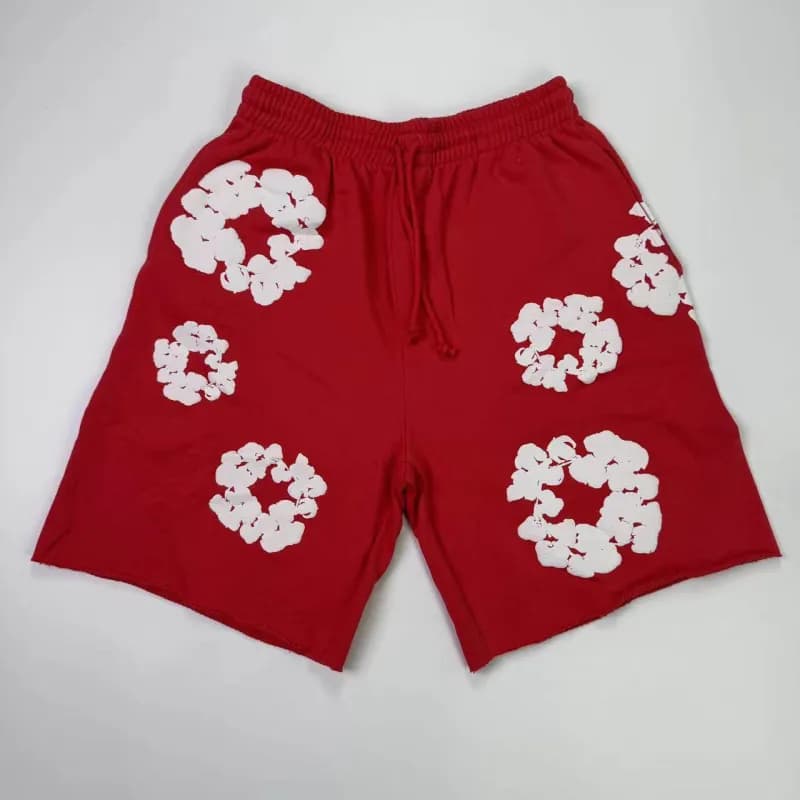 Balenciaga Floral Print Shorts Bold Floral Motif