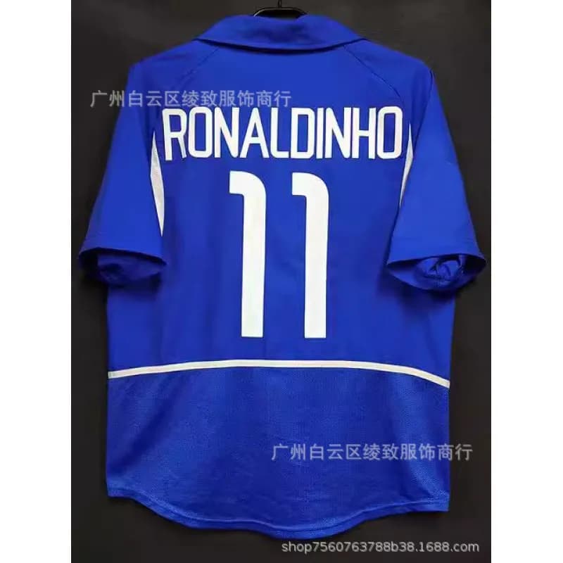 Nike Team Brasil Jersey CBF Crest — 2002客场定制11号球星