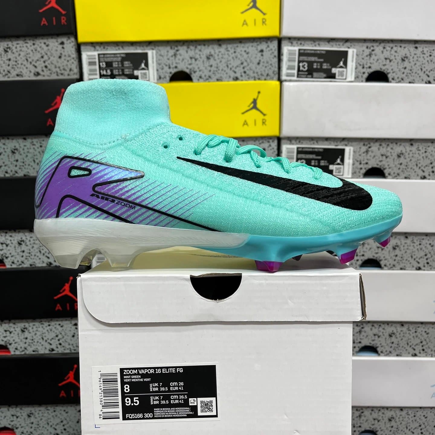 Nike Mercurial Superfly Stealth — FQ5166-300蓝黑高帮