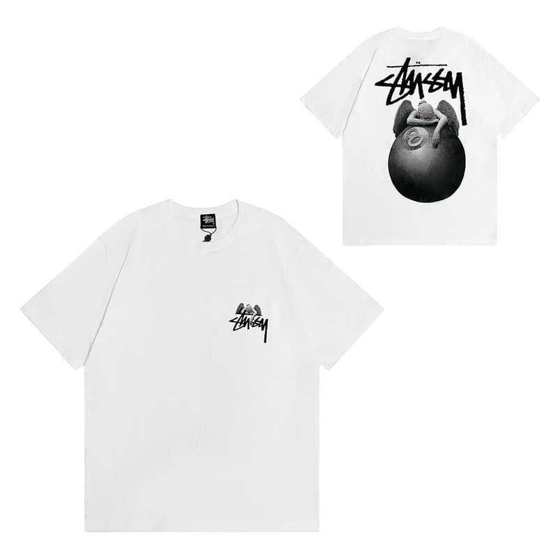 Stüssy Wizard Graphic Tee Black with Wizard Print — 934白色
