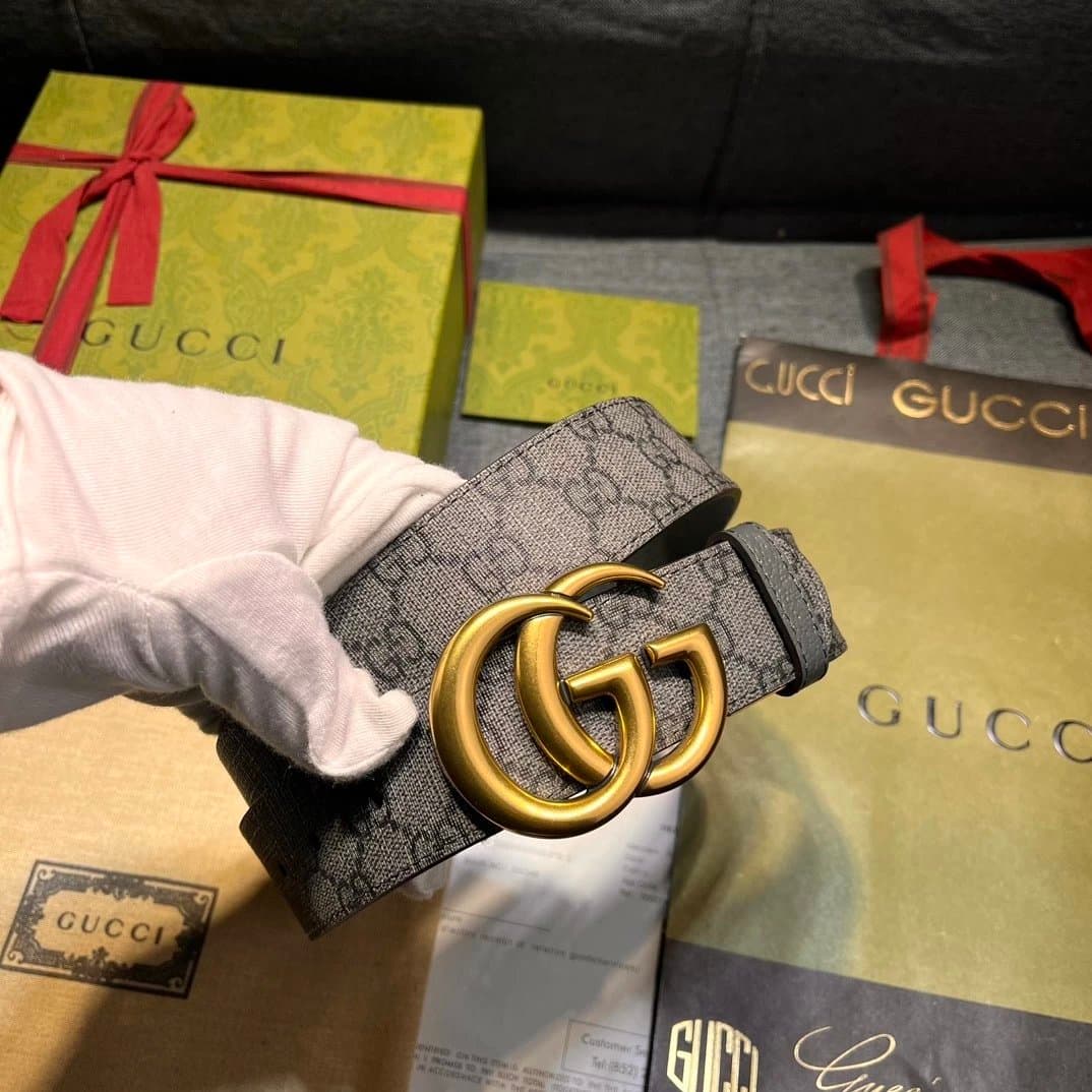 Gucci GG Marmont Belt GG Supreme Canvas
