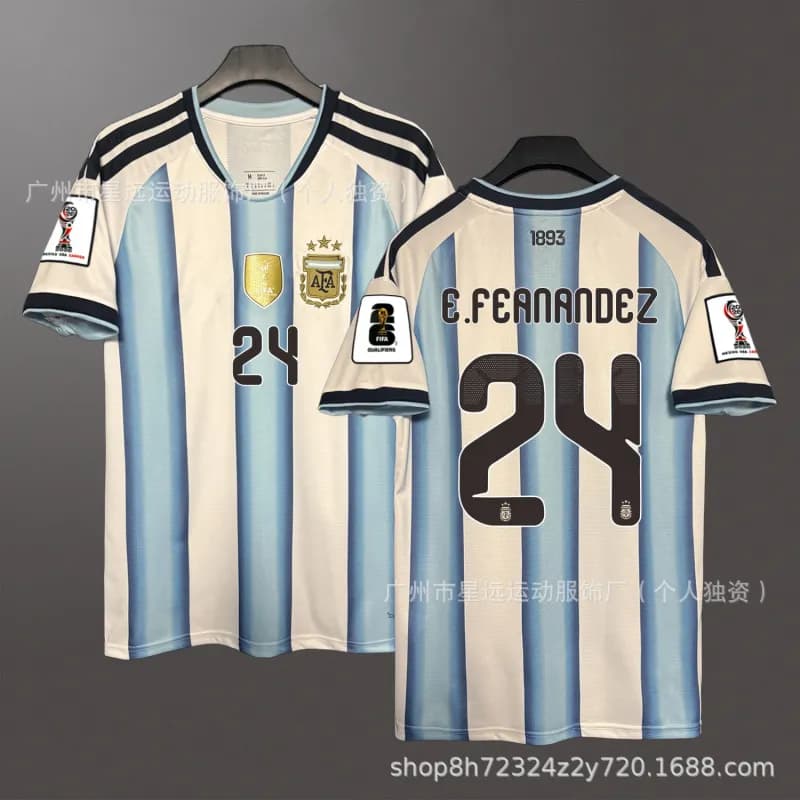 Nike Spain National Team Home Jersey 2022 World Cup Qualifiers — 2627阿根廷主场24号