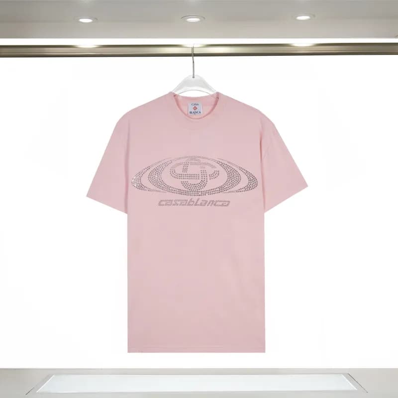 Ringer T-Shirt Celine Paris Logo — 959 hot diamond powder