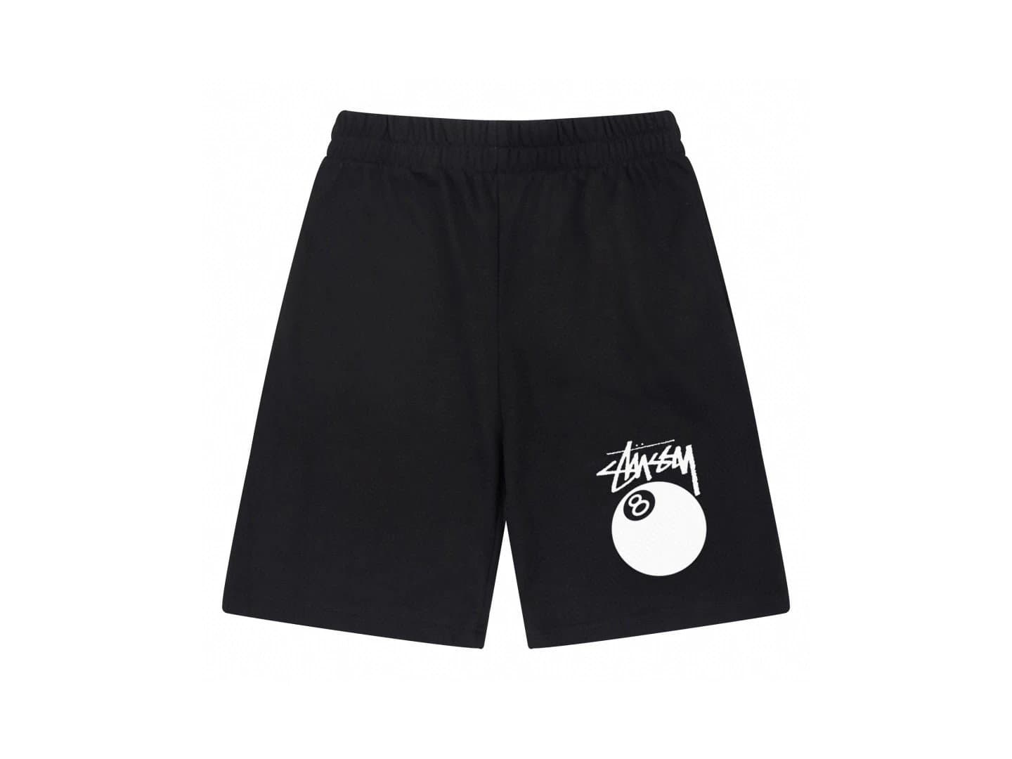Stüssy Logo Shorts White Script — 16