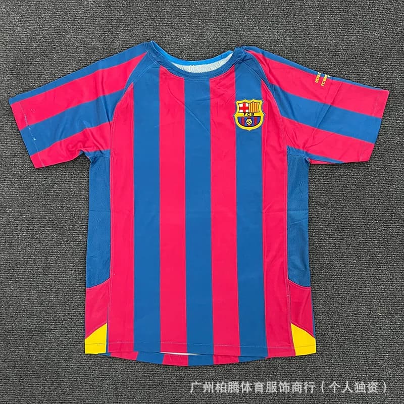 Home Jersey 2023-24 Striped — 05-06巴萨主(欧冠版)