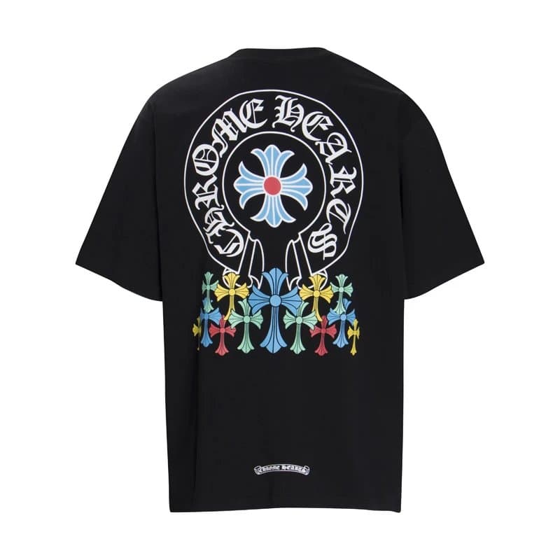 Off-White × Chrome Hearts Oversized T-Shirt Cross Logo — Y19