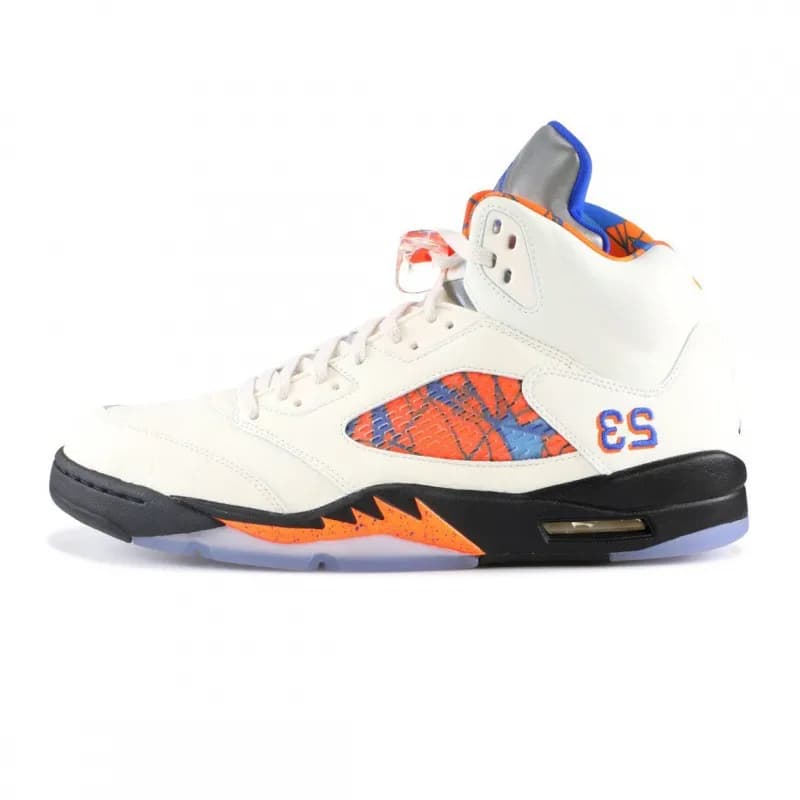 Fear of God Essentials Air Jordan 5 Essentials — No. 10 international flight nix blue orange