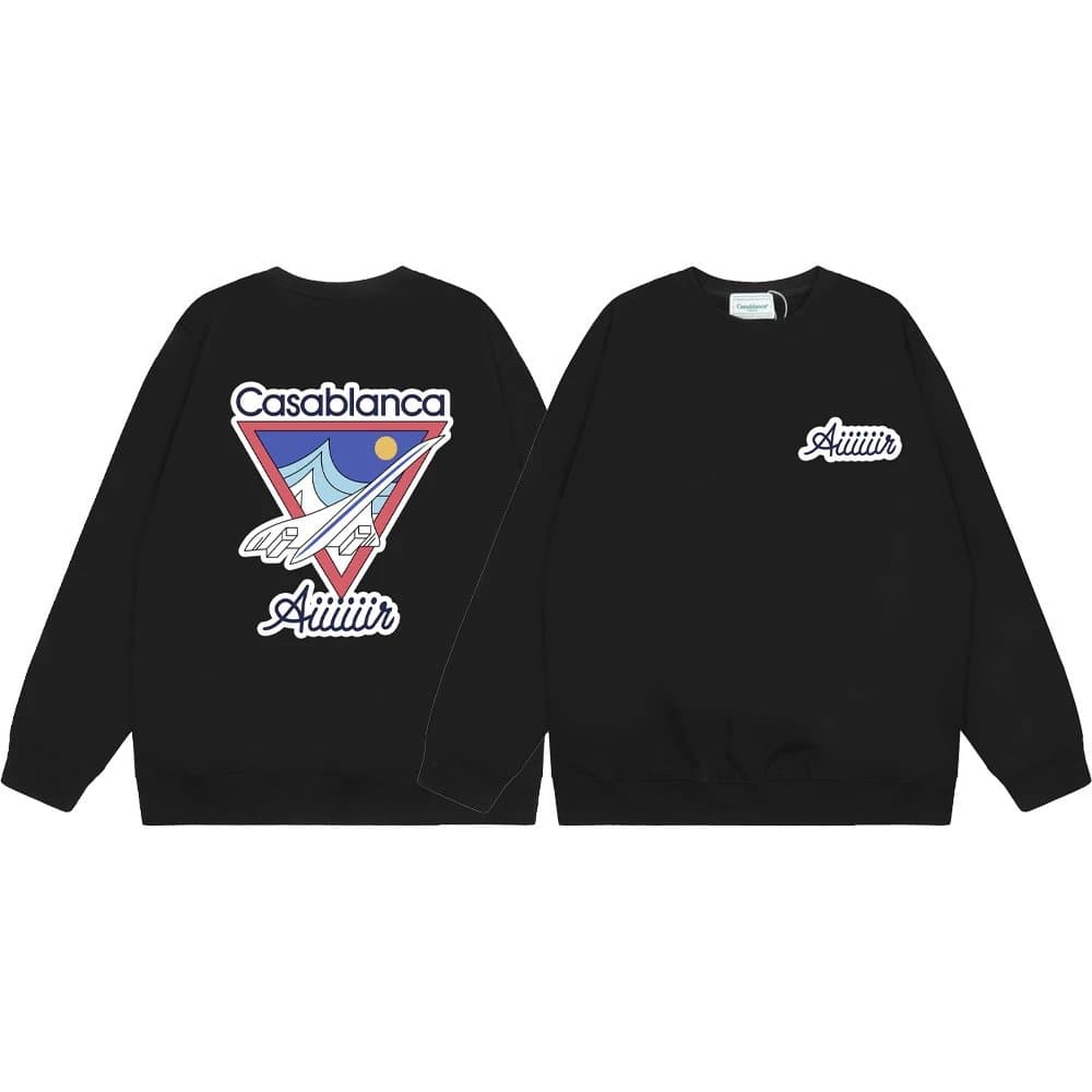 Chrome Hearts Crewneck Sweatshirt Matchbox Logo Print — 087黑色