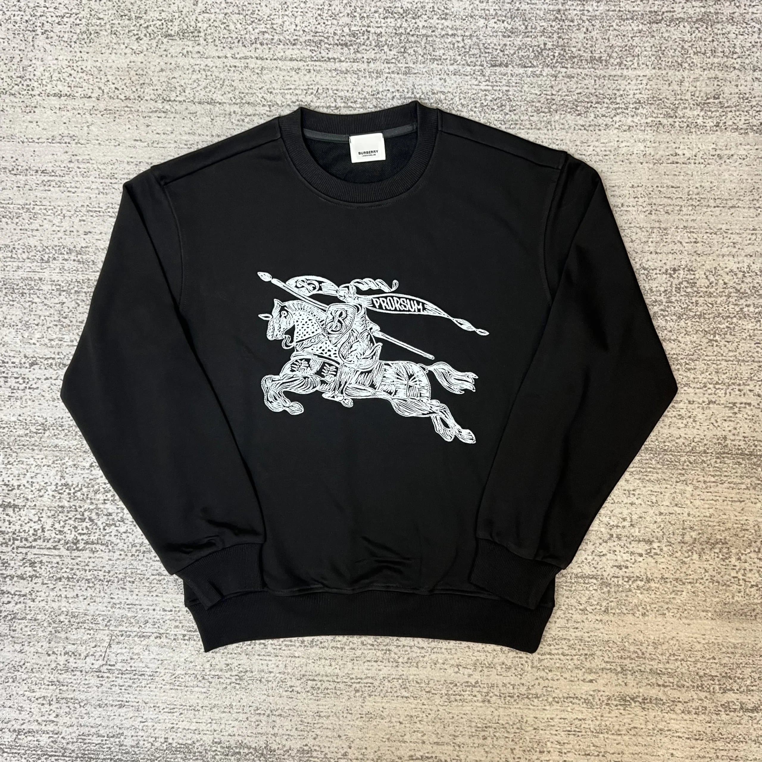 Burberry Crewneck Sweatshirt Monogram Logo — 24
