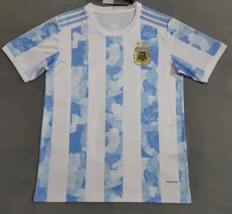Nike Soccer Jersey Corinthians Crest — Blue White Argentina