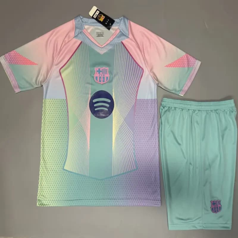Adidas Home Kit Galaxy Print — 巴萨浅绿