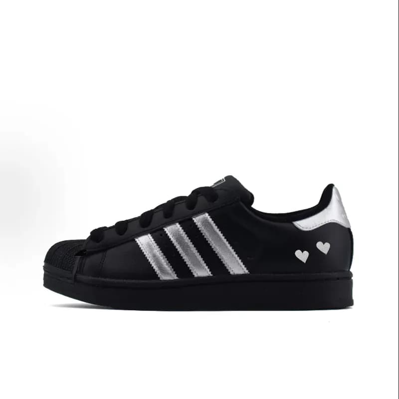 Adidas Superstar Leopard Print — 月光银爱心
