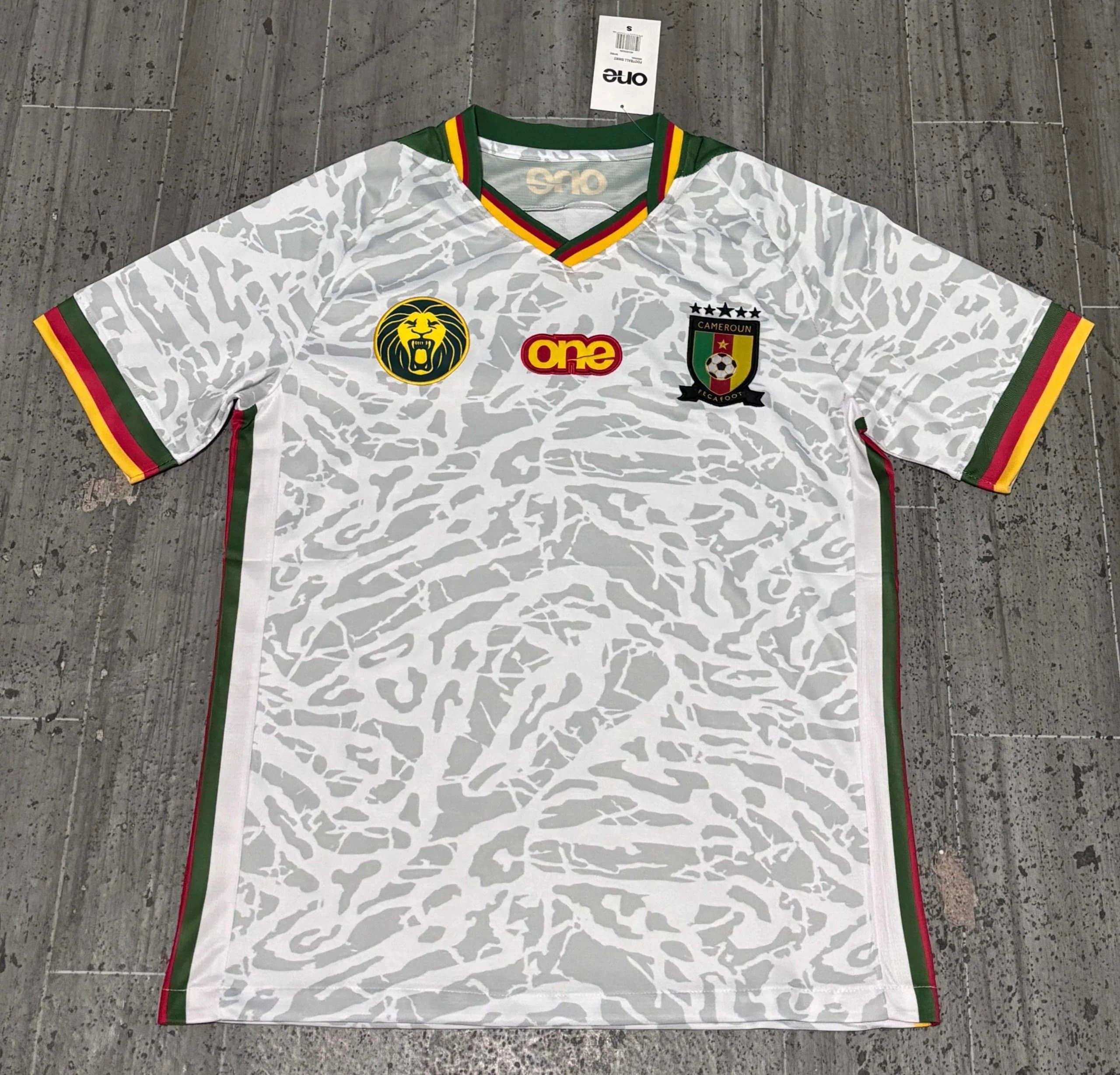 Nike Cameroon Away Jersey Lion Print