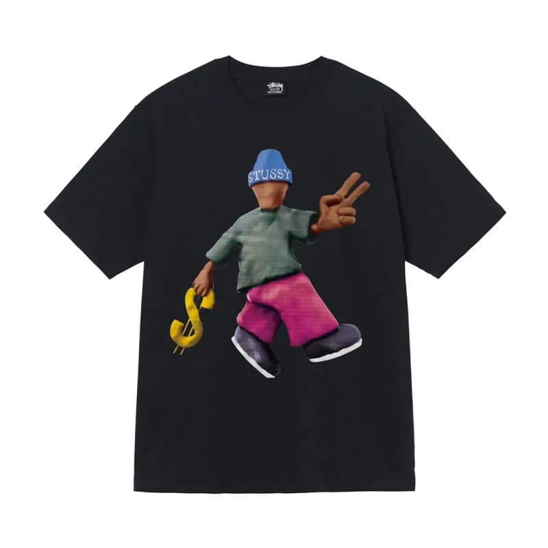 Stüssy Graphic Tee USA Map Print — 黑色【潮流】