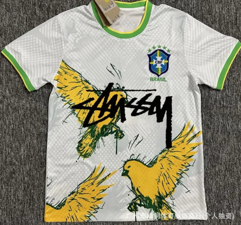 Stüssy Brazil Jersey Tee Eagle Graphic