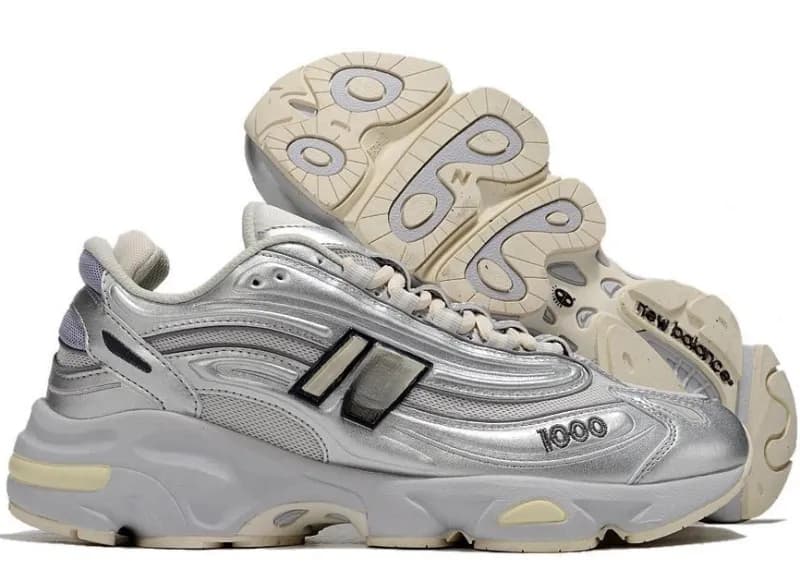 New Balance 1000 Metallic Silver